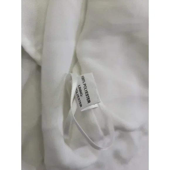 Ramy Brook Women's S White Lined Pleated Ruffle Tank Top Cropped READ - Picture 8 of 11